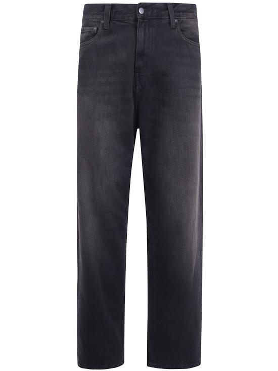 26FW 칼하트 WIP 에어론 팬츠 I036728 890R BLACK TOBACCO USED WASH