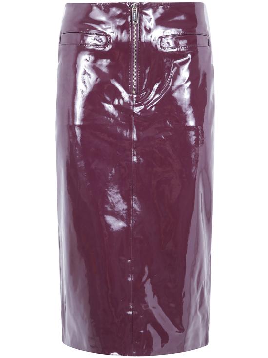 26FW 셀프 포트레이트 미디 스커트 AW26 080MSK PURPLE