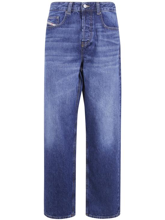 26FW 디젤 2001 D 매크로 릴렉스 핏 데님 팬츠 A11598 09I27 01 BLUE DENIM