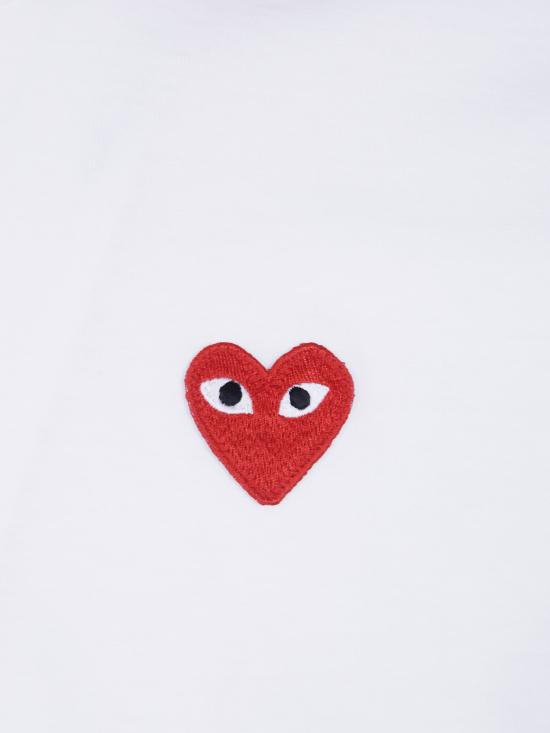 26FW 꼼데가르송 반팔 티셔츠 AX T108 099 2 WHITE - COMME DES GARCONS