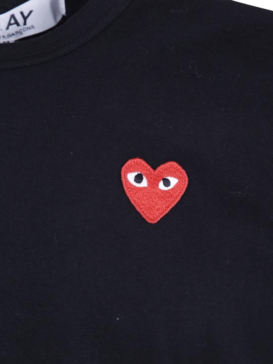26FW 꼼데가르송 반팔 티셔츠 AX T108 099 1 BLACK - COMME DES GARCONS