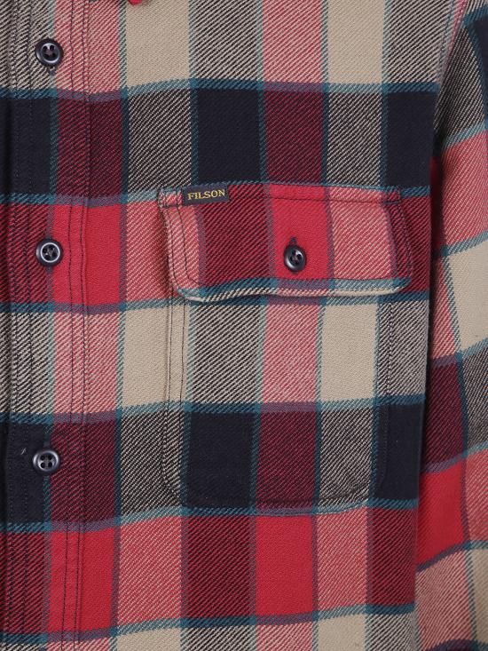 26FW 필슨 긴팔 셔츠 262M FMCAM0016 620 RED CREAM - FILSON