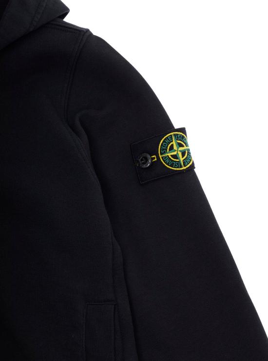 26SS 스톤 아일랜드 후드 티셔츠 L1S166100004S0040 BLACK - STONE ISLAND