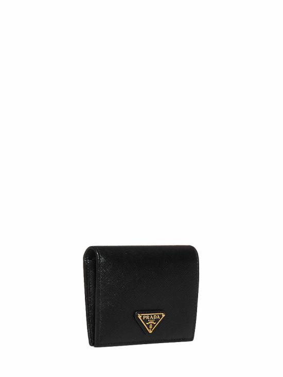 26FW 프라다 스몰 레더 월렛 1MV204QHHF0002 BLACK - PRADA