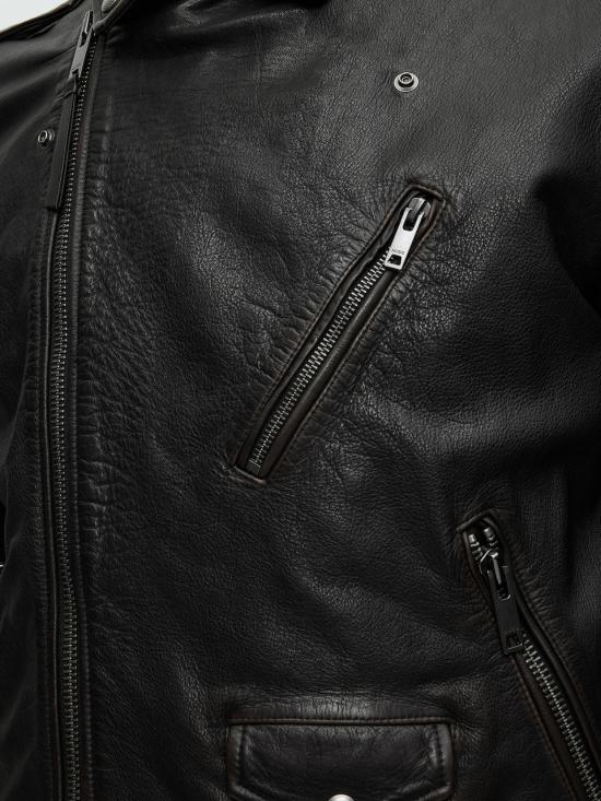 26FW 휴고보스 가죽 자켓 50564071 001 BLACK DOM - HUGO BOSS