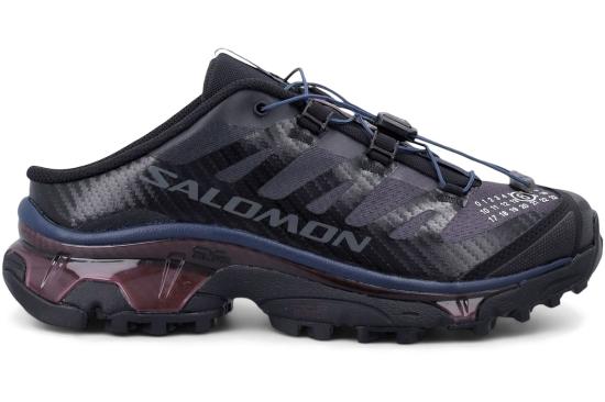 26SS MM6 메종마르지엘라 x 살로몬 스니커 뮬 SH1WS0017 P8163 HB424 BLACK NINE IRON HUNKLE BERRY DOM