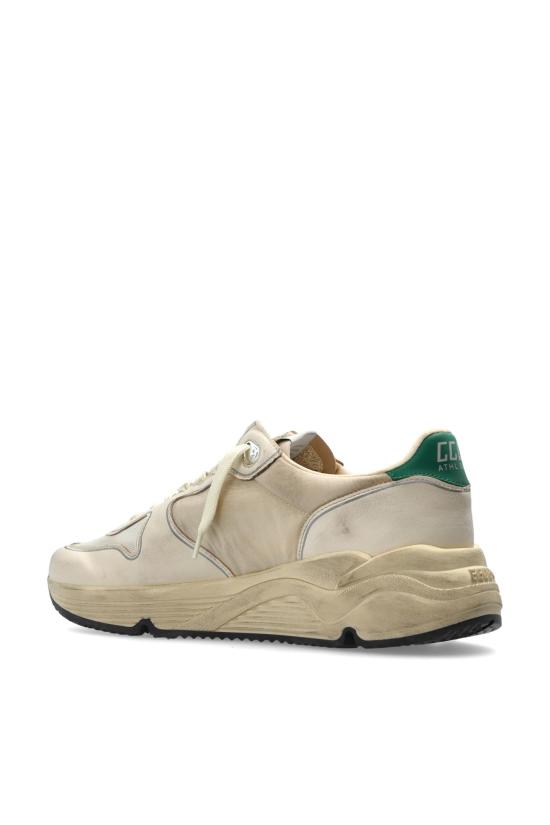 26FW 골든구스 러닝 솔 스니커즈 GMF00126 F008530 12490 BUTTER CREAM GREEN DOM - GOLDEN GOOSE