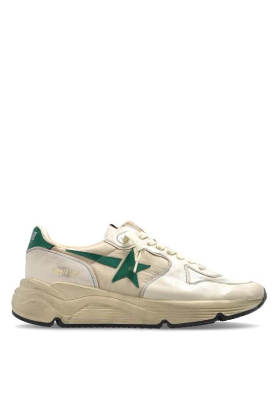 26FW 골든구스 러닝 솔 스니커즈 GMF00126 F008530 12490 BUTTER CREAM GREEN DOM