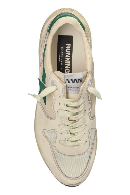 26FW 골든구스 러닝 솔 스니커즈 GMF00126 F008530 12490 BUTTER CREAM GREEN DOM - GOLDEN GOOSE