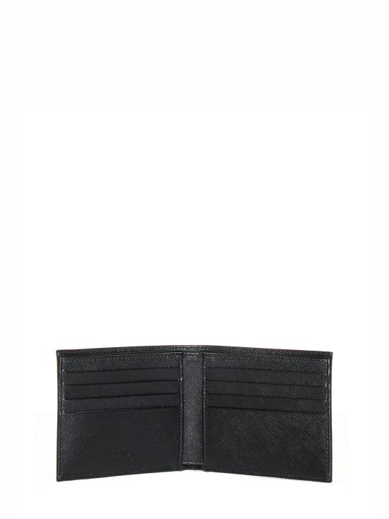 26FW 프라다 사피아노 레더 트라이앵글 로고 반지갑 2MO513QHHF0002 BLACK - PRADA