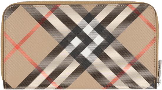  버버리 체크 컨티넨탈 월렛 8091923 BEIGE - BURBERRY