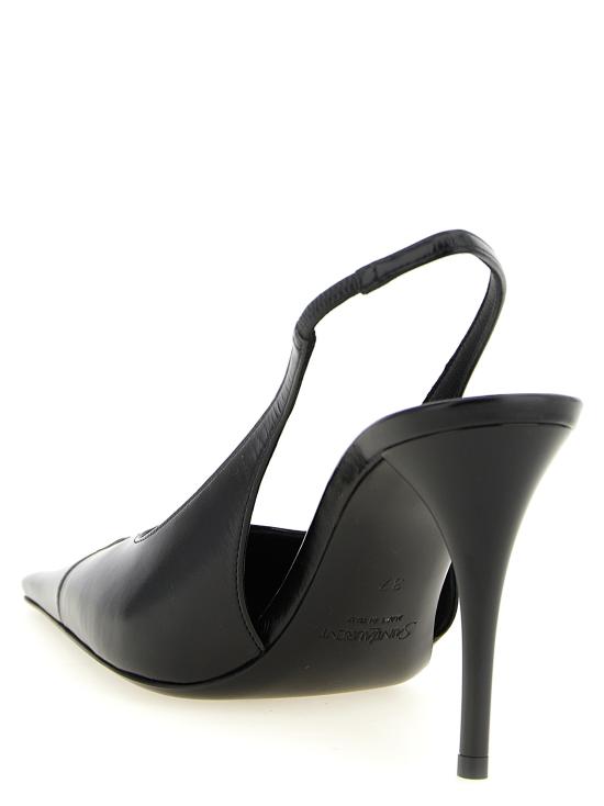 26FW 생로랑 베이비론 브레테유 슬링백 펌프스 806685AAEHI1000 Black - SAINT LAURENT