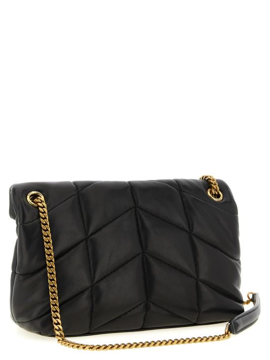 26FW 생로랑 루루 푸퍼 스몰 체인 백 5774761EL071000 Black - SAINT LAURENT