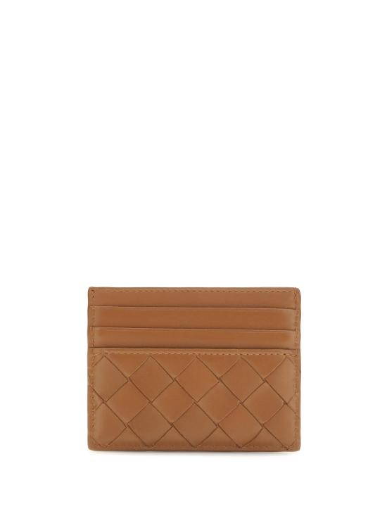 26FW 보테가베네타 인트레치아토 크레딧 카드 케이스 796324VCPP3 TANNIN GOLD
