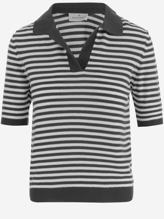 26SS 브루노 마네티 폴로 티셔츠 R2N112 MULTICOLOR