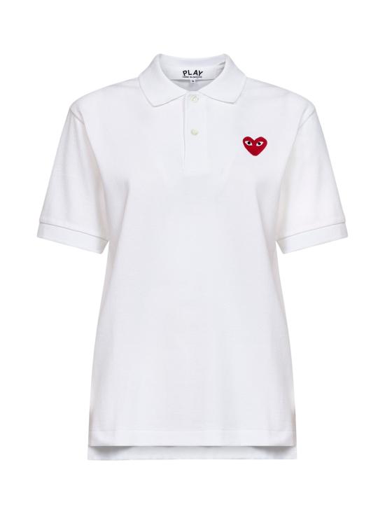 26SS 꼼데가르송 폴로 티셔츠 AXT006D 5 WHITE