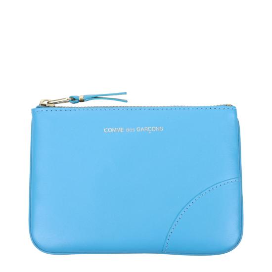  꼼데가르송 클래식 레더 라인 파우치 SA8100BLUE