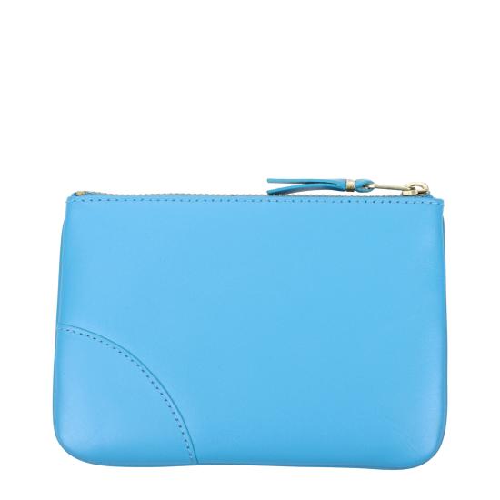  꼼데가르송 클래식 레더 라인 파우치 SA8100BLUE - COMME DES GARCONS
