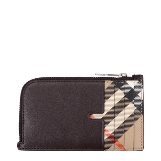 26SS 버버리 팝 체크 지퍼 카드 케이스 8118939 - BURBERRY