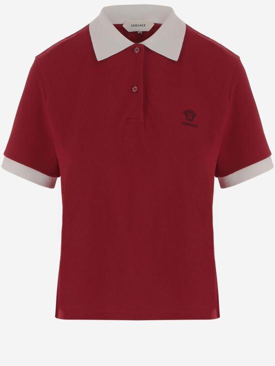 26SS 베르사체 폴로 티셔츠 1024235 RED - VERSACE