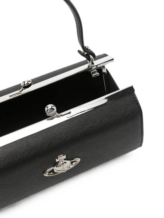 26FW 비비안웨스트우드 오르브 메탈 버클 레더 벨트 4B01000QWS0021 N401 BLACK - VIVIENNE WESTWOOD