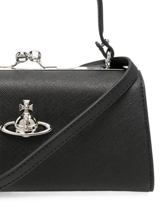 26FW 비비안웨스트우드 오르브 메탈 버클 레더 벨트 4B01000QWS0021 N401 BLACK - VIVIENNE WESTWOOD