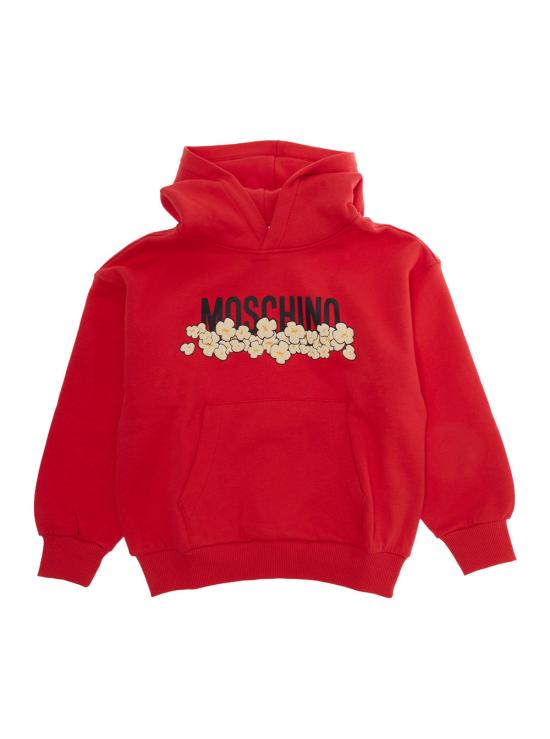 26FW 모스키노 후드 티셔츠 HUF09ZLCA83 RED