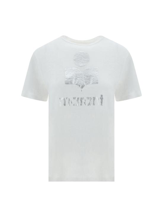 26SS 이자벨마랑에뚜왈 즈웰 로고 티셔츠 즈웰 로고 티셔츠 TS0001FBA1N10E WHITE - ISABEL MARANT ETOILE