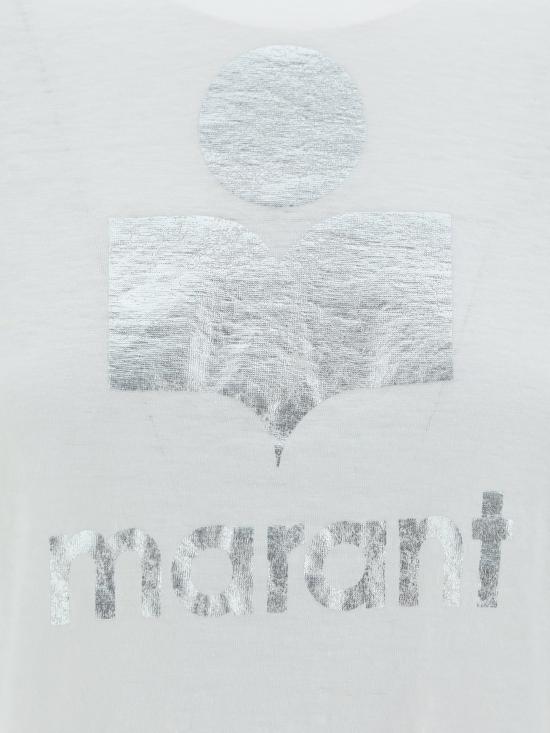 26SS 이자벨마랑에뚜왈 즈웰 로고 티셔츠 즈웰 로고 티셔츠 TS0001FBA1N10E WHITE - ISABEL MARANT ETOILE