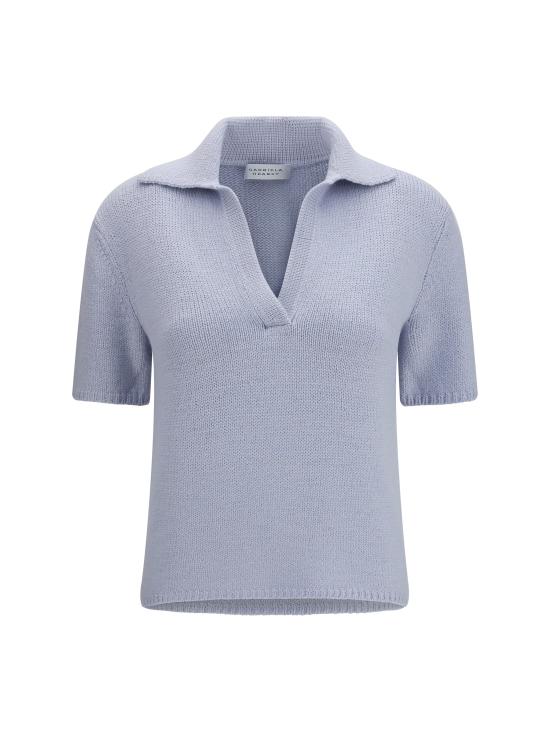 26SS 가브리엘라허스트 폴로 티셔츠 2269093A090 LIGHT BLUE - GABRIELA HEARST