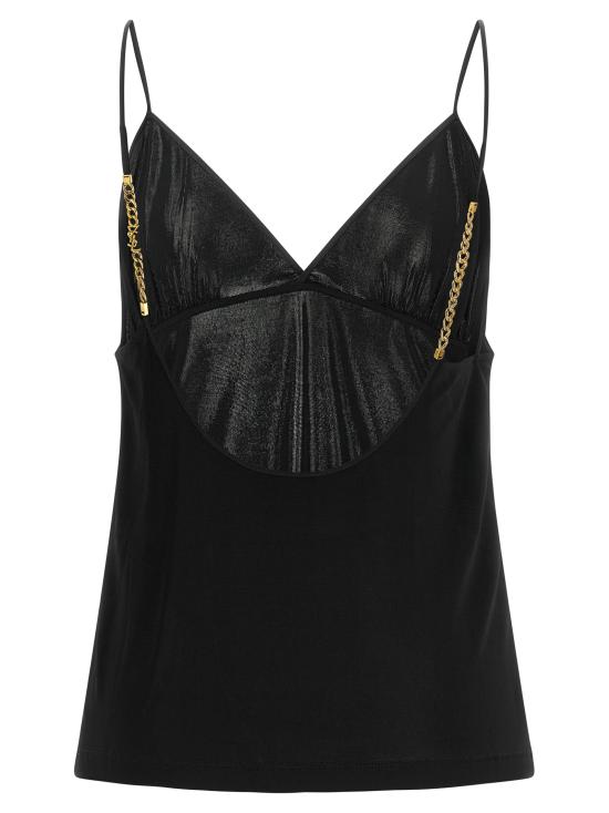 26FW 생로랑 이브닝 티셔츠 876793Y38DS1000 Black - SAINT LAURENT