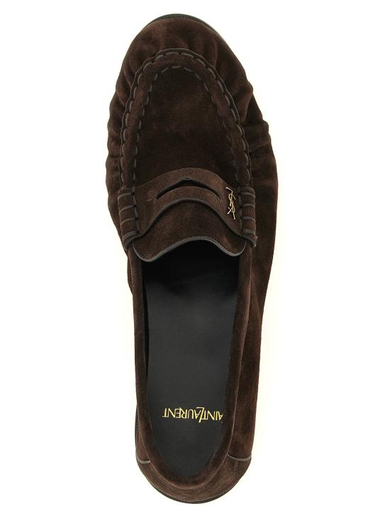 26FW 생로랑 로퍼 8394712W5AC6023 Brown - SAINT LAURENT
