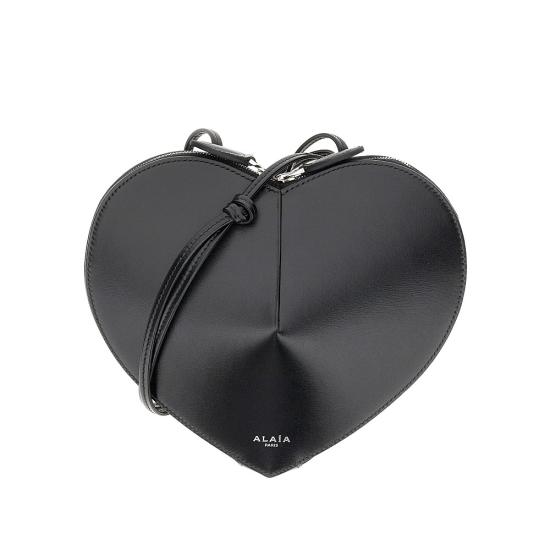 26FW 알라이아 럭스 카프스킨 쾨르백 럭스 카프스킨 쾨르백 AA1P003C0Y75 Black