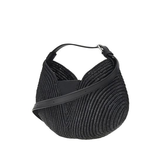 26SS 로에베 미디엄 스윙 백 ASWISWSX09 Black - LOEWE