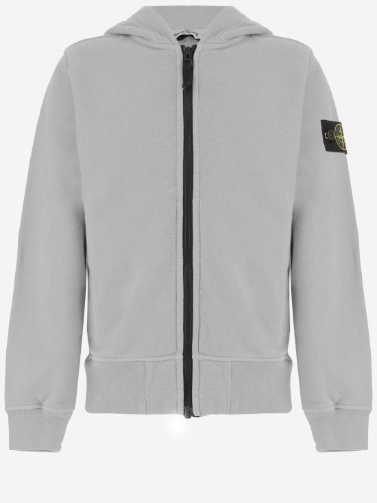 26FW 스톤 아일랜드 후드 티셔츠 6100006 GRAY