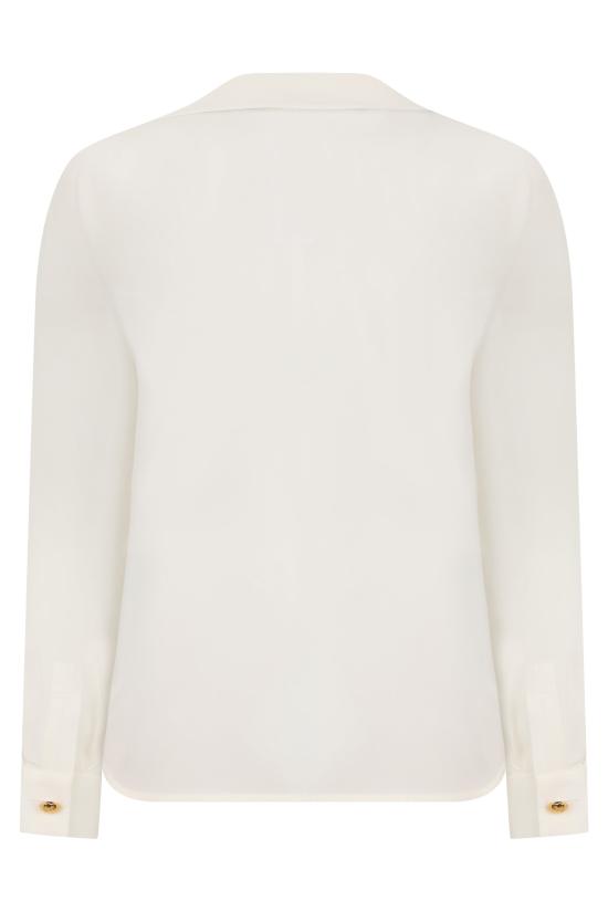 26FW 막스마라 스튜디오 폴로 티셔츠 MSTAIA WHITE - MAX MARA STUDIO