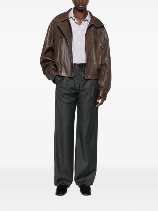 26FW 루루 드 세종 수트 팬츠 SBIRUANTHRACITEMELANGE Gray - LOULOU DE SAISON