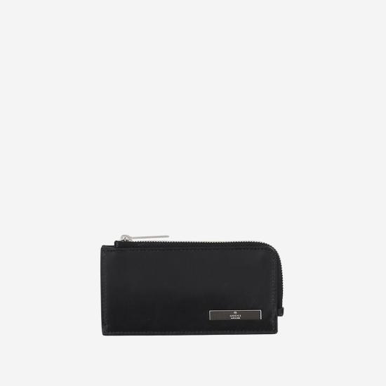 26FW 구찌 메탈 태그 가죽 카드케이스 875598 BLACK - GUCCI