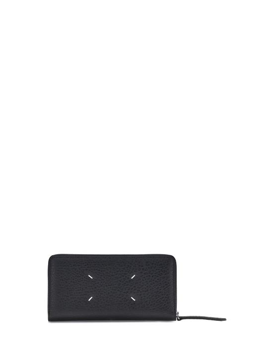 26FW 마르지엘라 4스티치 집어라운드 장지갑 S56UI0110P4455 BLACK - MAISON MARGIELA
