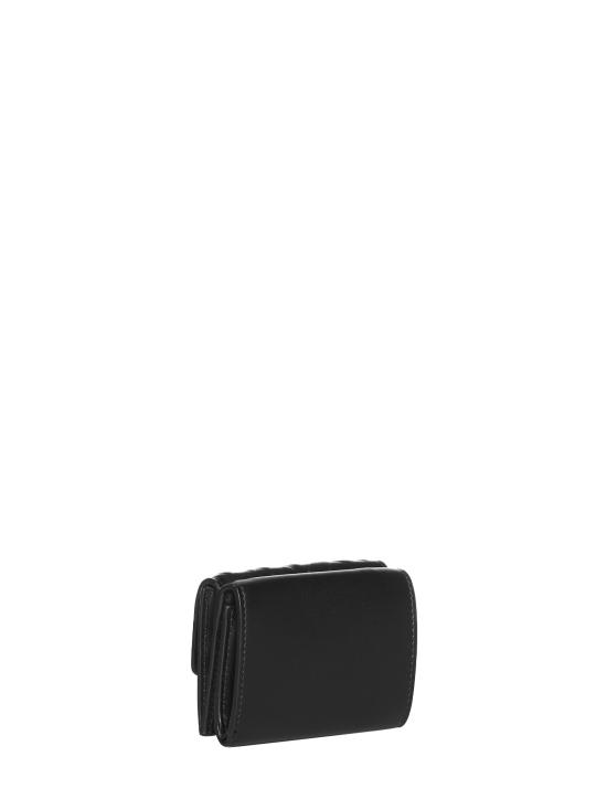 26SS 펜디 나파 레더 마이크로 트라이폴드 지갑 8M0395AAJDF0KUR BLACK - FENDI