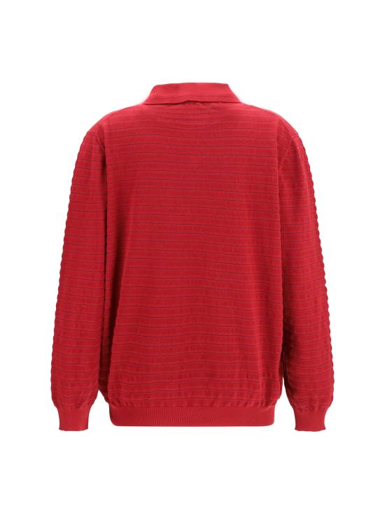 26FW 미우미우 브이넥 코튼 스웨터 MML05RSOOO184Q RED