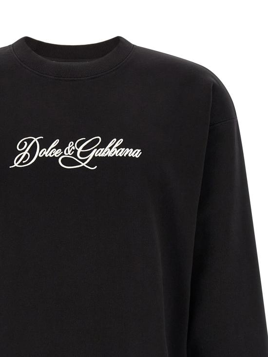 26FW 돌체앤가바나 긴팔 티셔츠 G9AHSZG7P9MN0000 Black - DOLCE & GABBANA