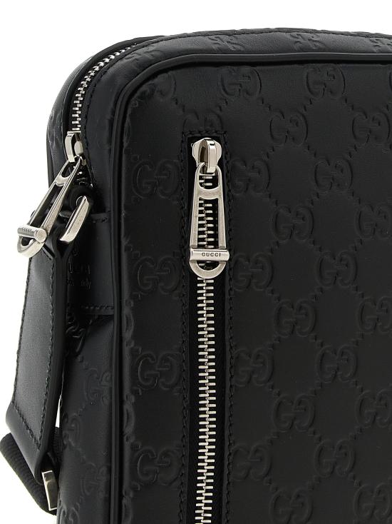 26FW 구찌 GG 엠블럼 스몰 크로스바디백 850238AAFOM1053 Black - GUCCI