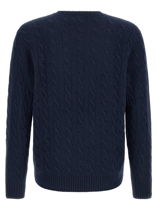26FW 폴로 랄프로렌 케이블 니트 스웨터 710876762002 Blue - POLO RALPH LAUREN