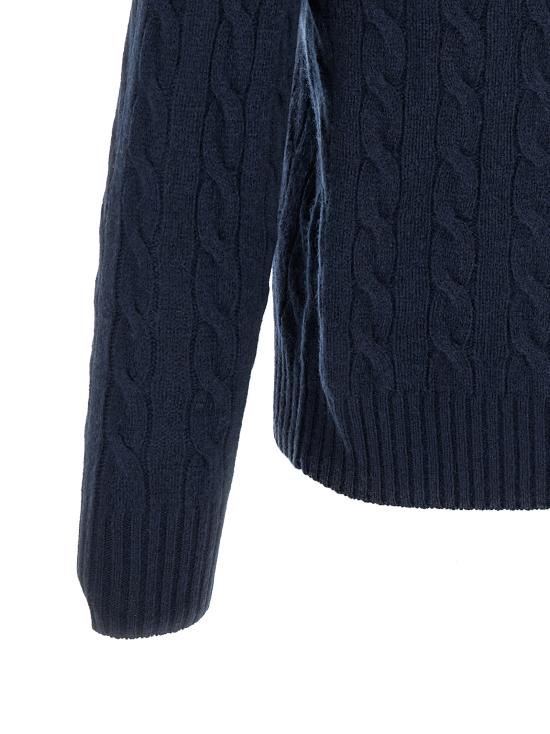 26FW 폴로 랄프로렌 케이블 니트 스웨터 710876762002 Blue - POLO RALPH LAUREN