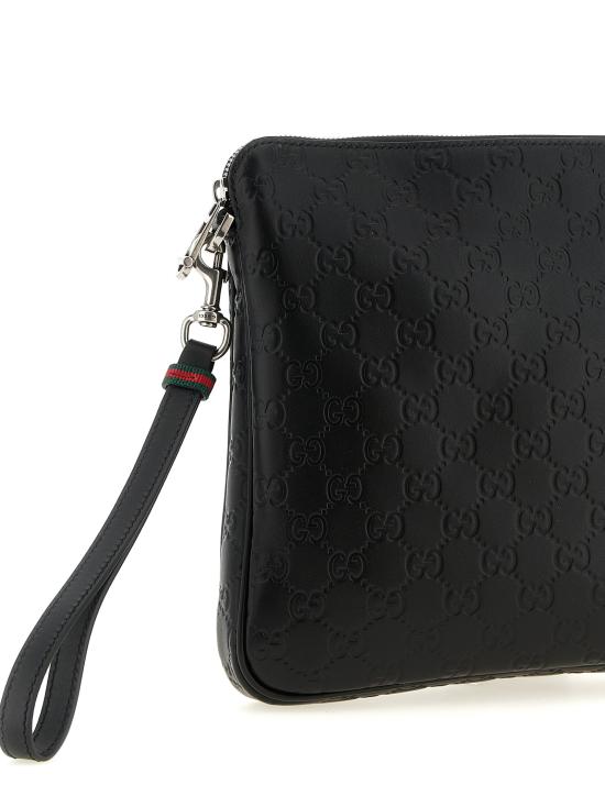 26FW 구찌 GG 엠블럼 미디움 크로스바디백 850214AAFOM1053 Black - GUCCI