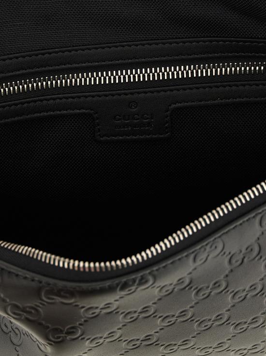 26FW 구찌 GG 엠블럼 미디움 크로스바디백 850214AAFOM1053 Black - GUCCI
