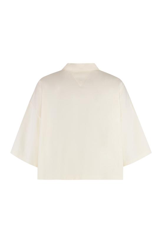  보테가베네타 폴로 티셔츠 830925 CREAM - BOTTEGA VENETA