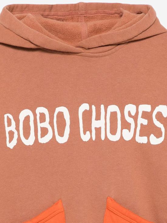 26FW 보보쇼즈 후드 티셔츠 B224AC060 ORANGE - BOBO CHOSES