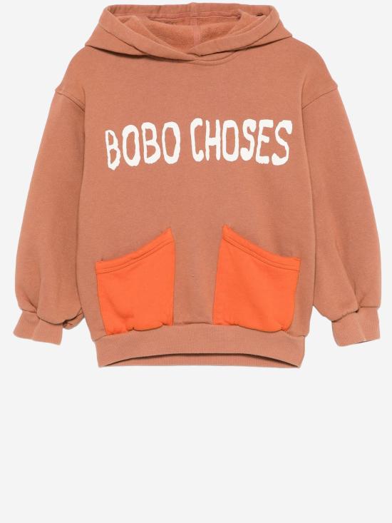 26FW 보보쇼즈 후드 티셔츠 B224AC060 ORANGE